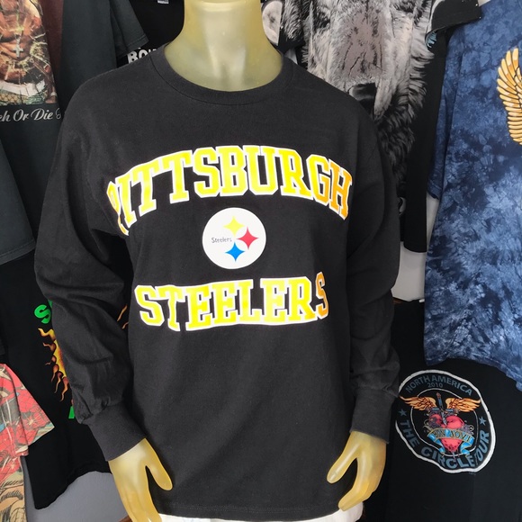 NFL Pittsburgh Steelers Football Long Sleeve Tee M